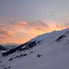 Sonnenuntergang im Raetikon