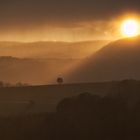 Sonnenuntergang im Regen