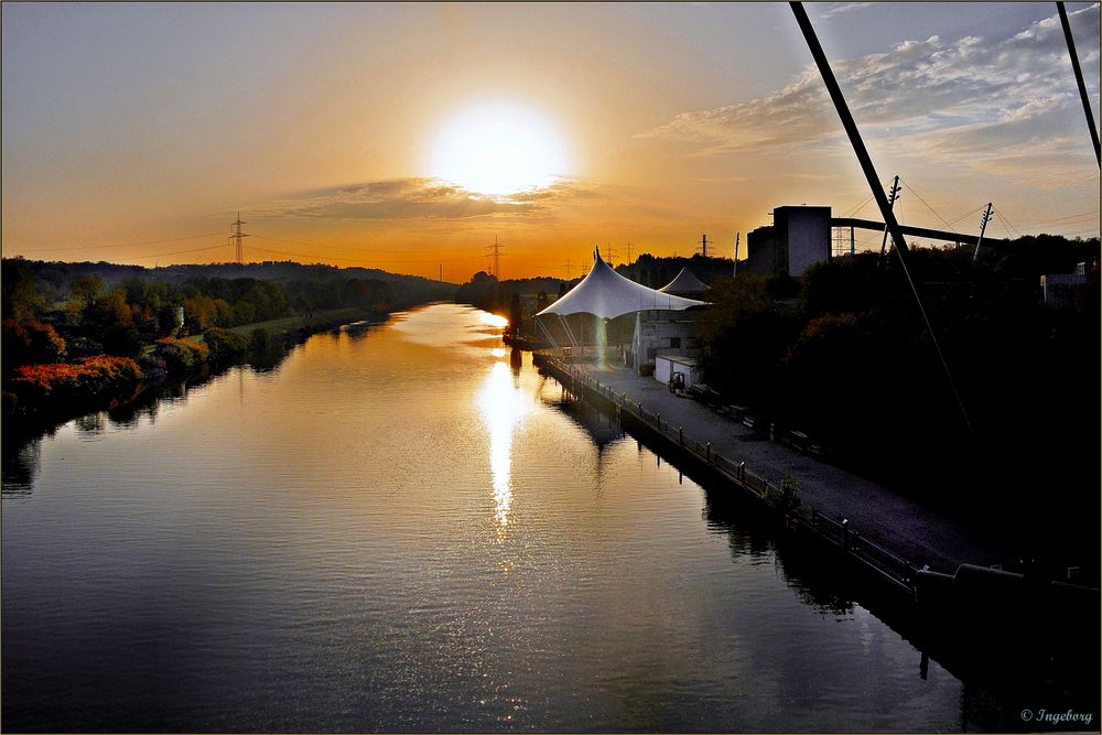 Sonnenuntergang im Revier