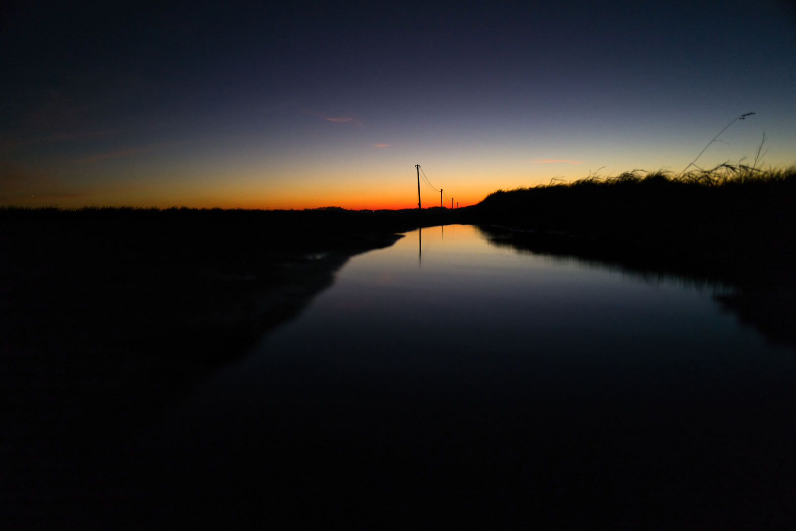 Sonnenuntergang im Revier