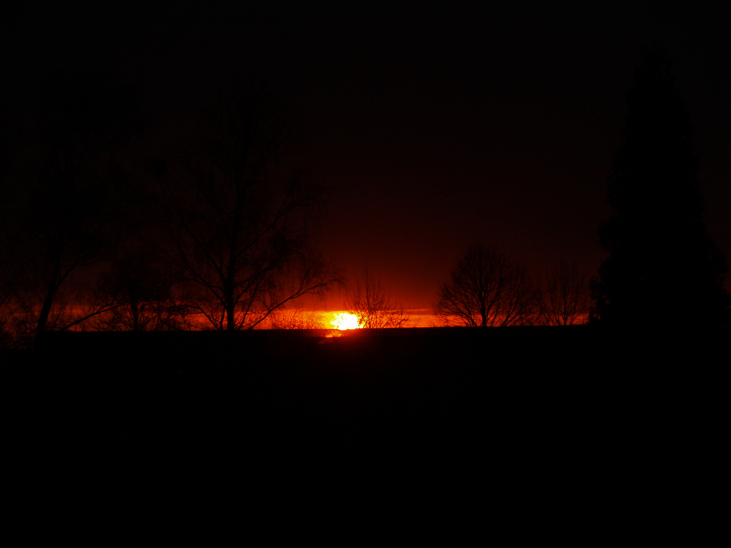 Sonnenuntergang im Rhein Sieg Kreis