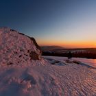 sonnenuntergang im riesengebirge