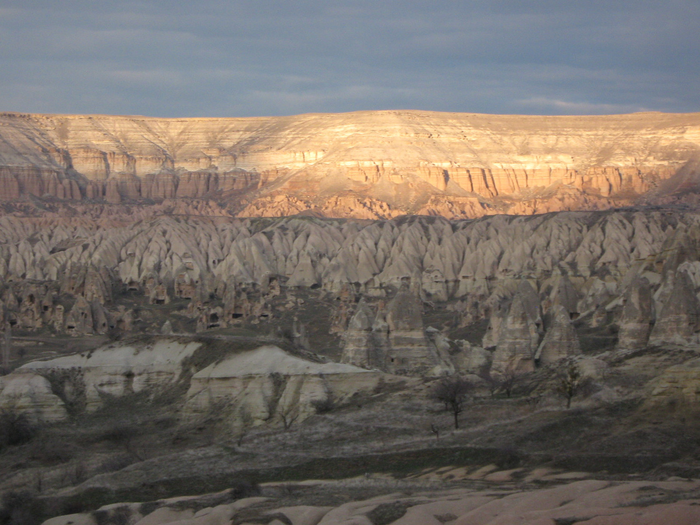 Sonnenuntergang im Rosental (bei Göreme, Kappadokien)