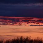 Sonnenuntergang im Rostocker Nordwesten