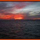 Sonnenuntergang im roten Meer
