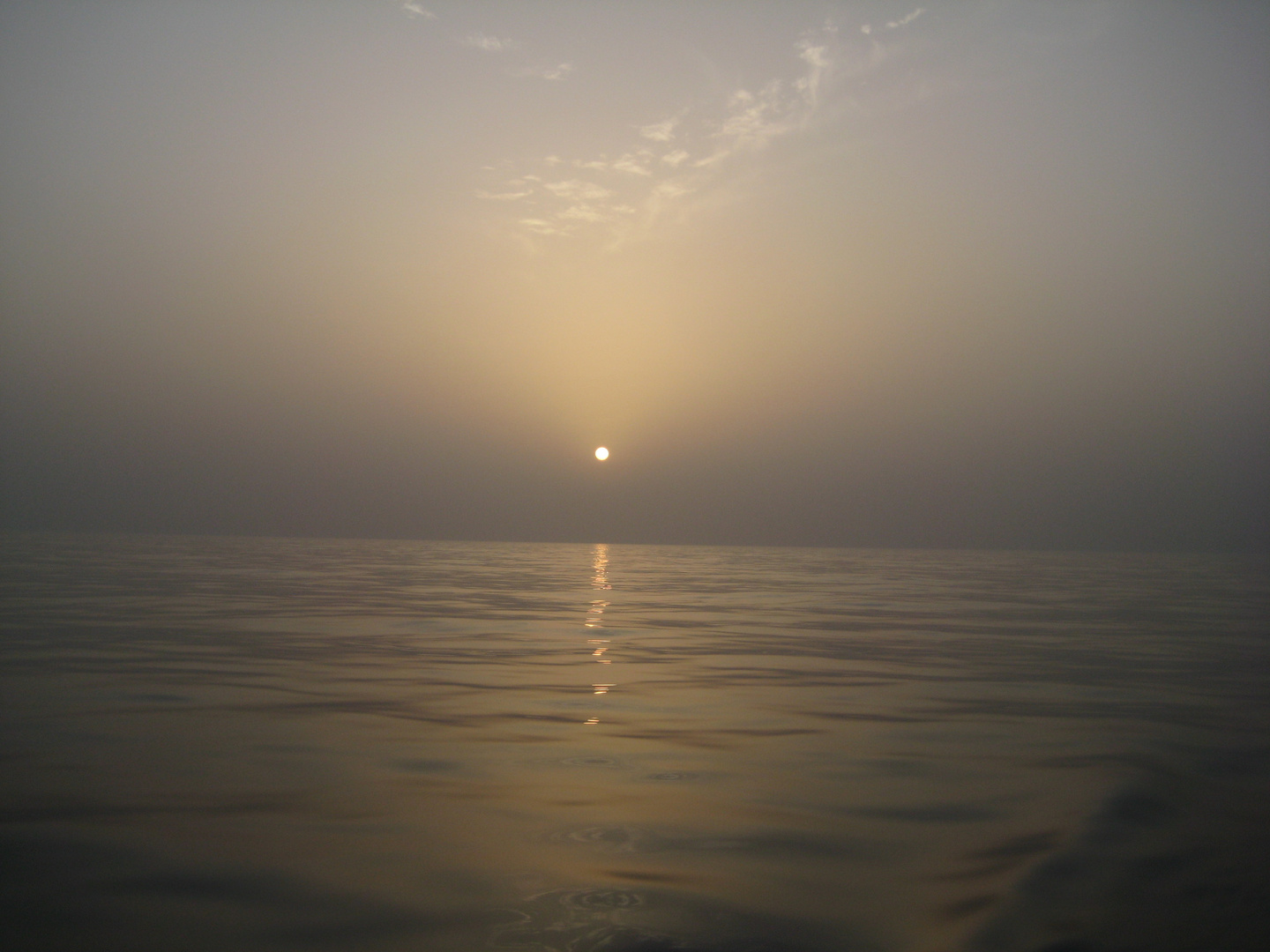 Sonnenuntergang im Roten Meer