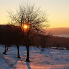 Sonnenuntergang im roten Moor