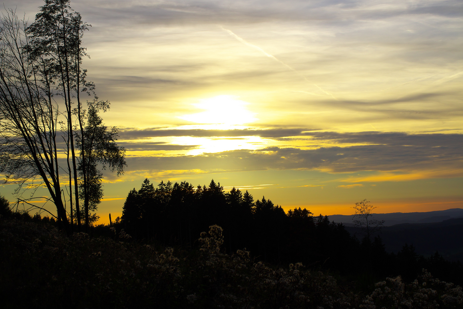 Sonnenuntergang im Rothaargebirge / Bild 3