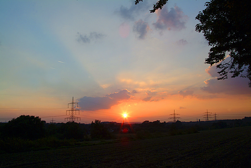 Sonnenuntergang im Ruhrgebiet