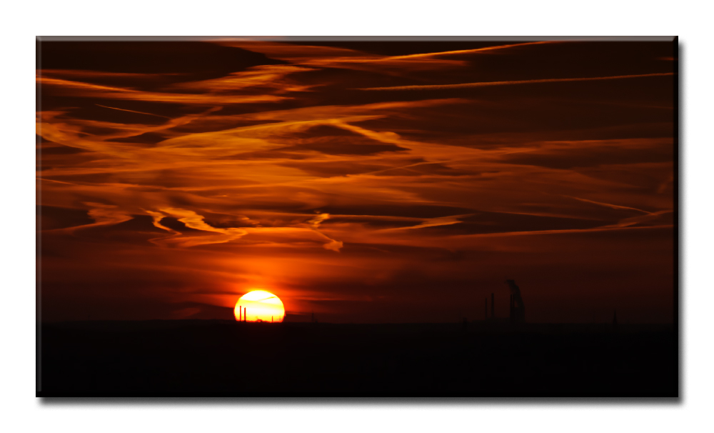 Sonnenuntergang im Ruhrgebiet