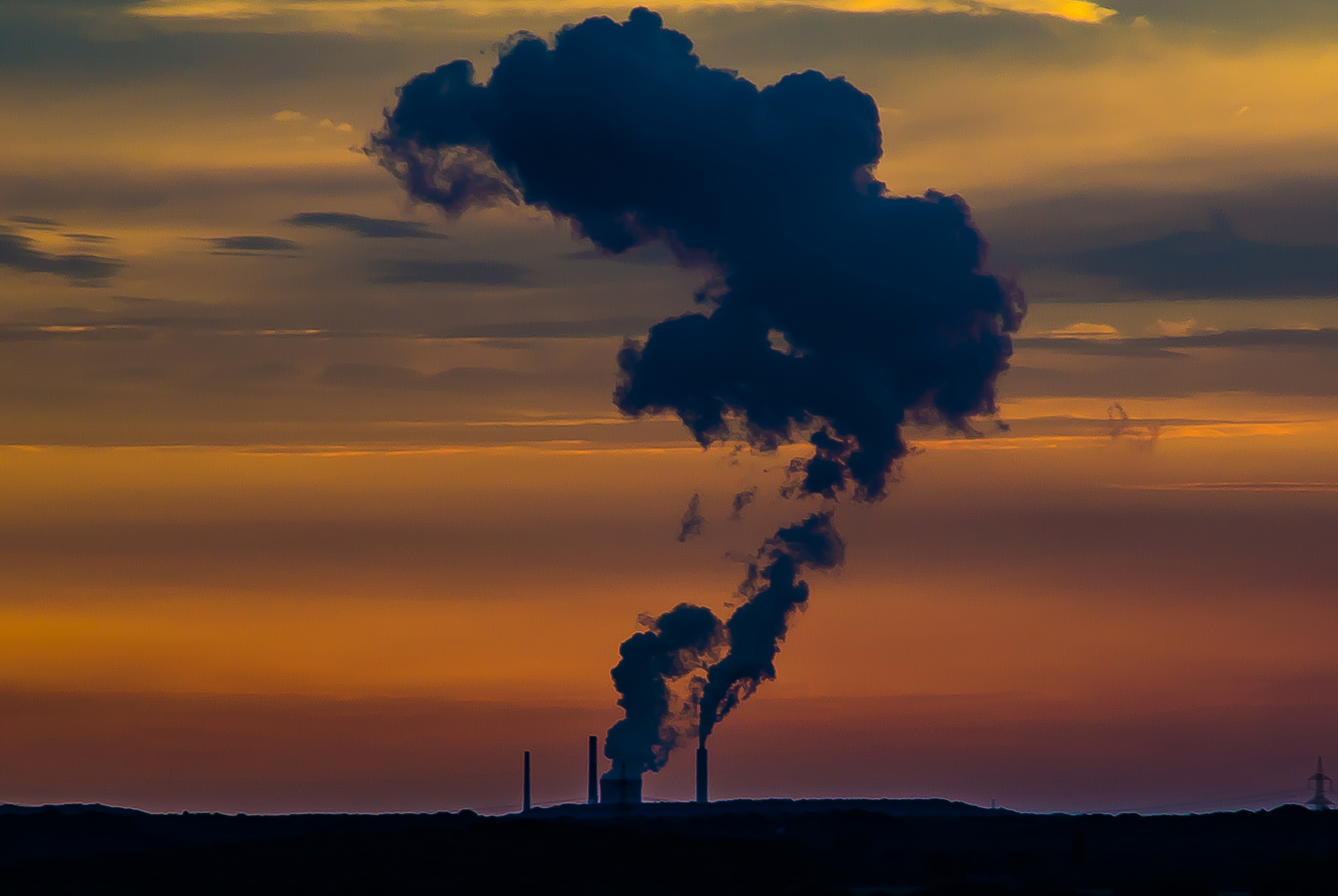 Sonnenuntergang im Ruhrgebiet