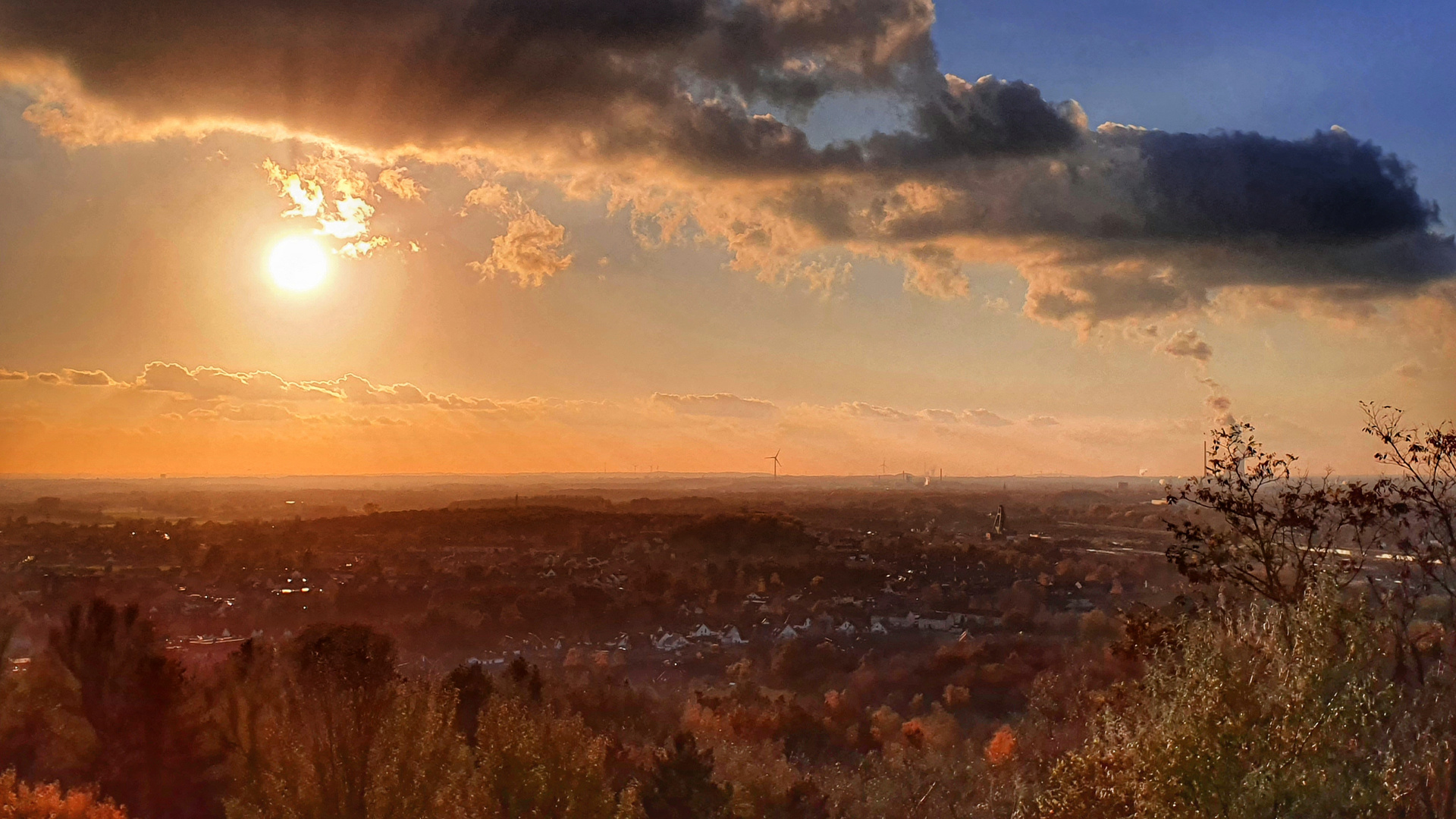 Sonnenuntergang im Ruhrgebiet