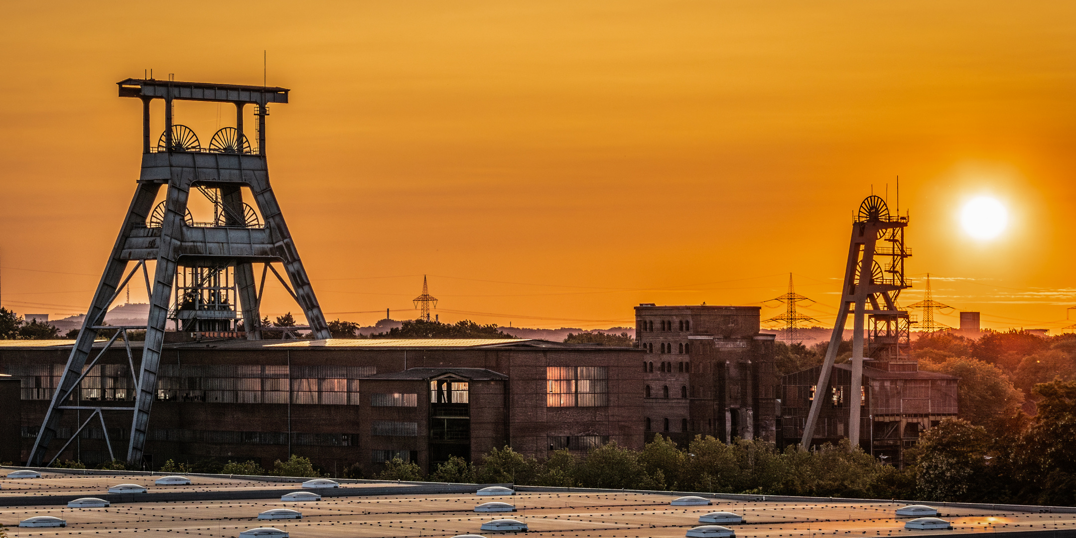 Sonnenuntergang im Ruhrgebiet