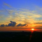 Sonnenuntergang im Ruhrgebiet - Duisburg - LAPADU