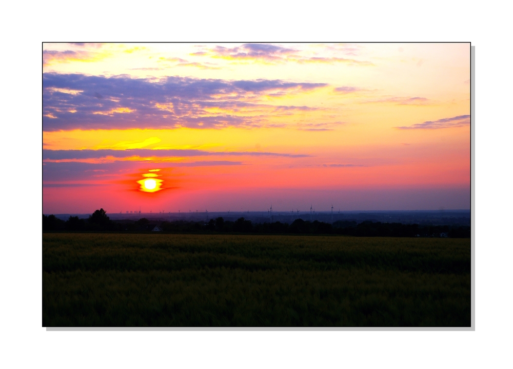 Sonnenuntergang im Ruhrgebiet