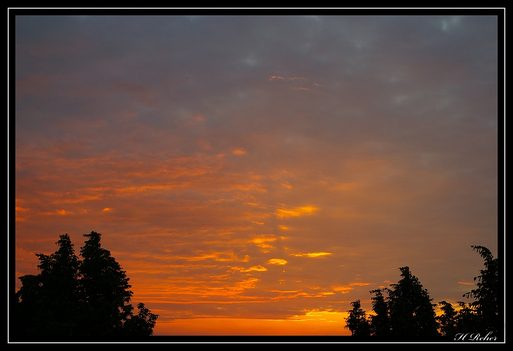 Sonnenuntergang im Ruhrgebiet