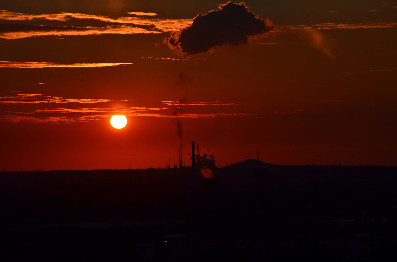 Sonnenuntergang im Ruhrgebiet