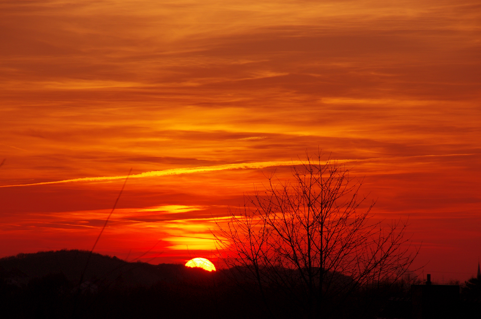 Sonnenuntergang im Ruhrgebiet