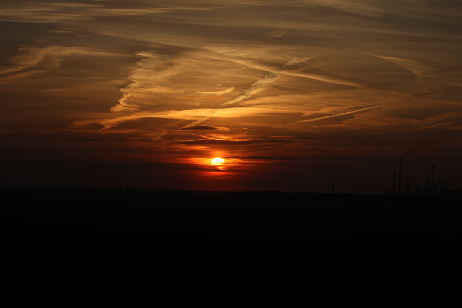 Sonnenuntergang im Ruhrpott