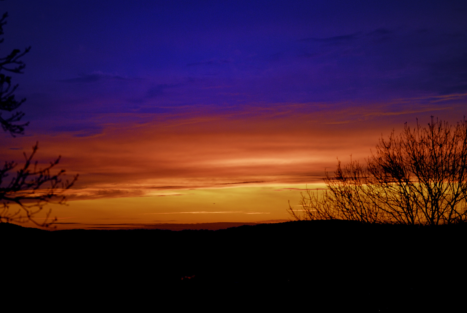 Sonnenuntergang im Ruhrtal 1