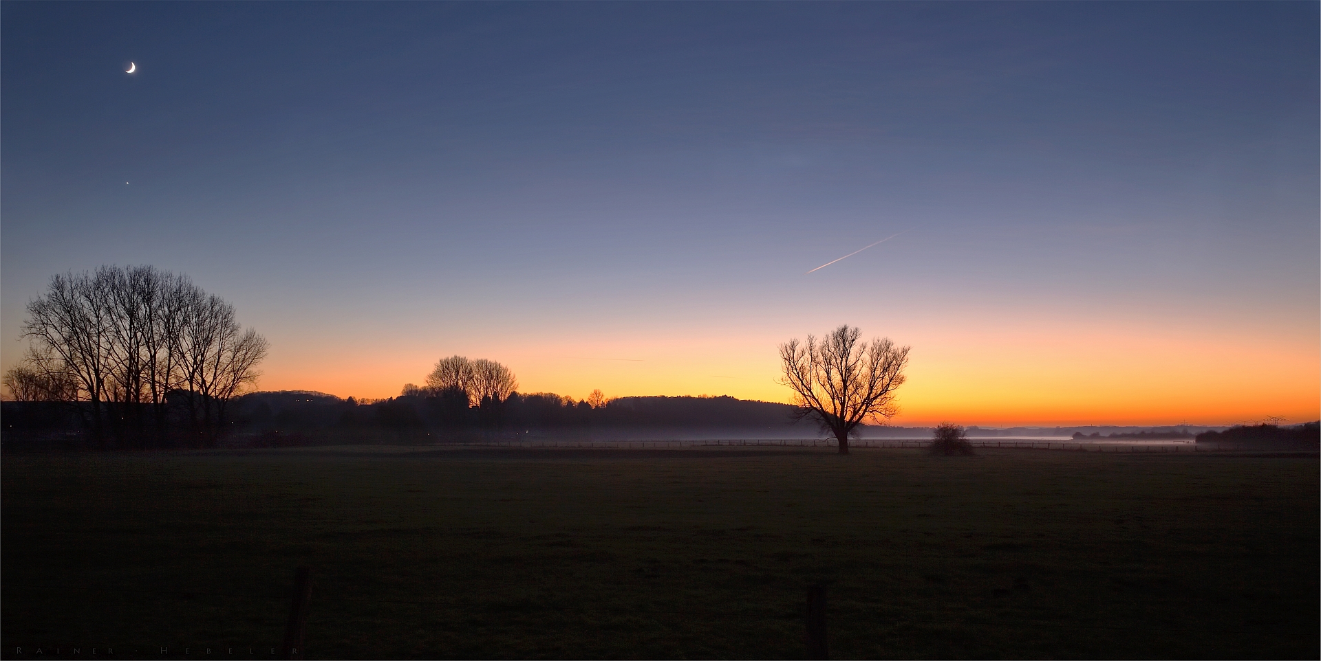 Sonnenuntergang im Ruhrtal