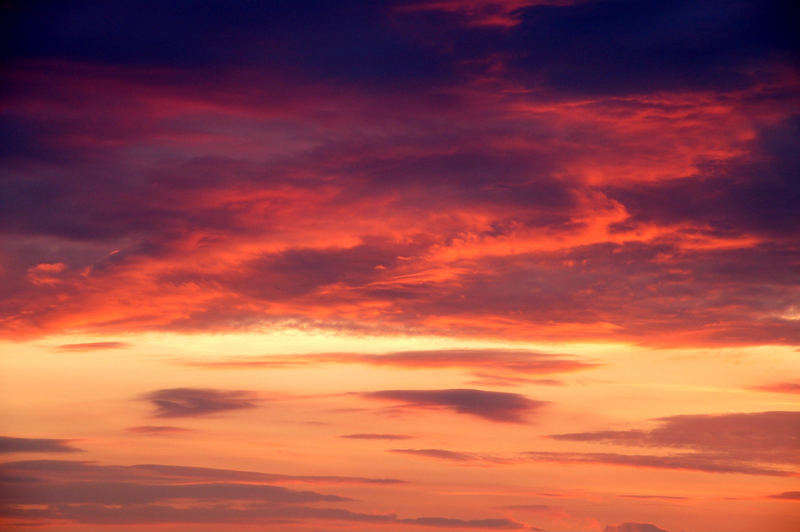 Sonnenuntergang im Saarland