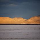 Sonnenuntergang im Salar de Uyuni-Bolivien