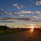 Sonnenuntergang im Sauerland