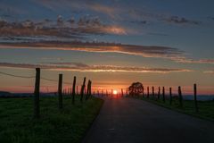 Sonnenuntergang im Sauerland -2-