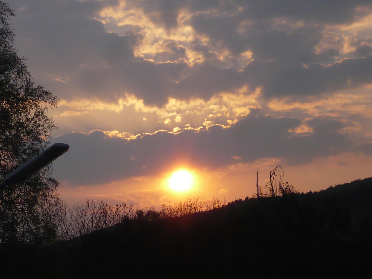 Sonnenuntergang im Sauerland