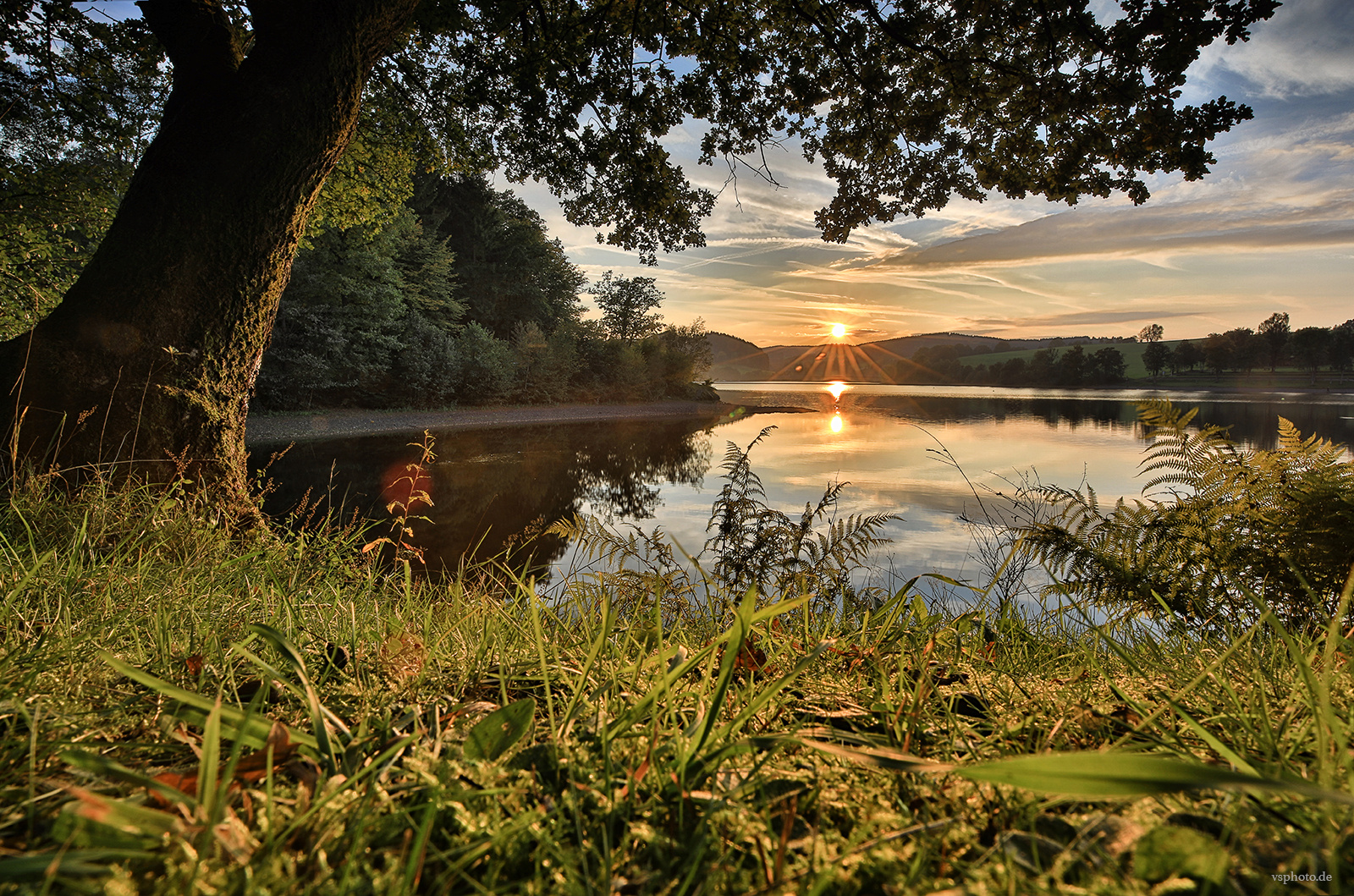 Sonnenuntergang im Sauerland