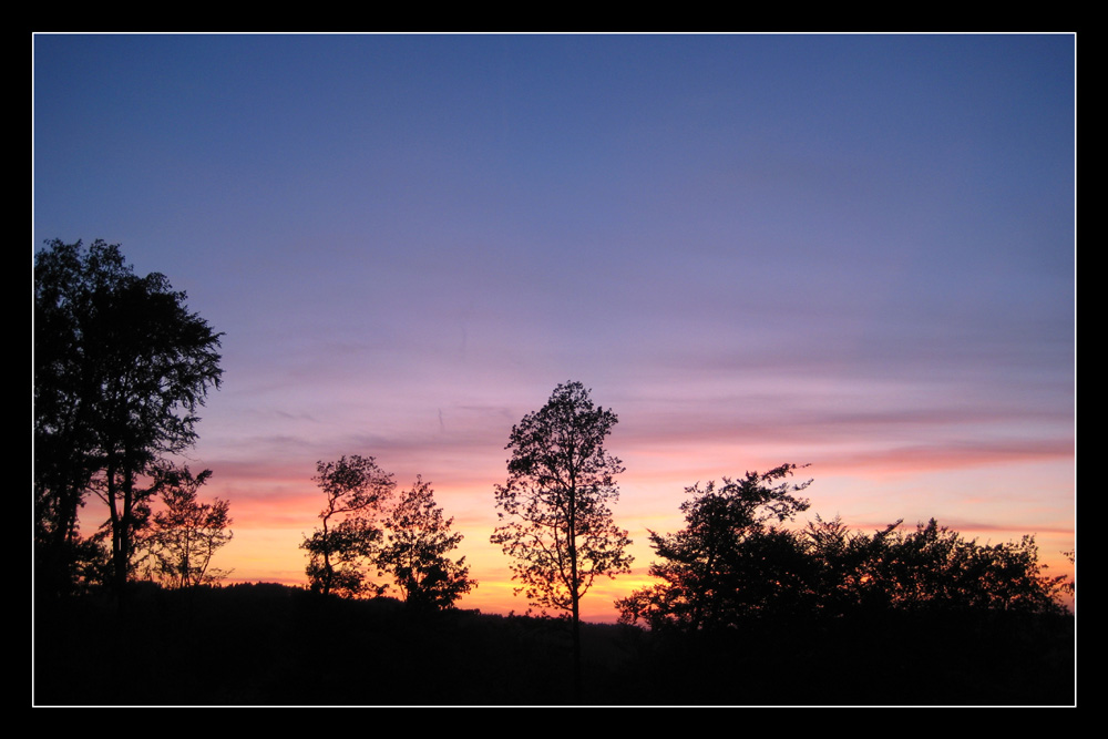 Sonnenuntergang im Sauerland (7)