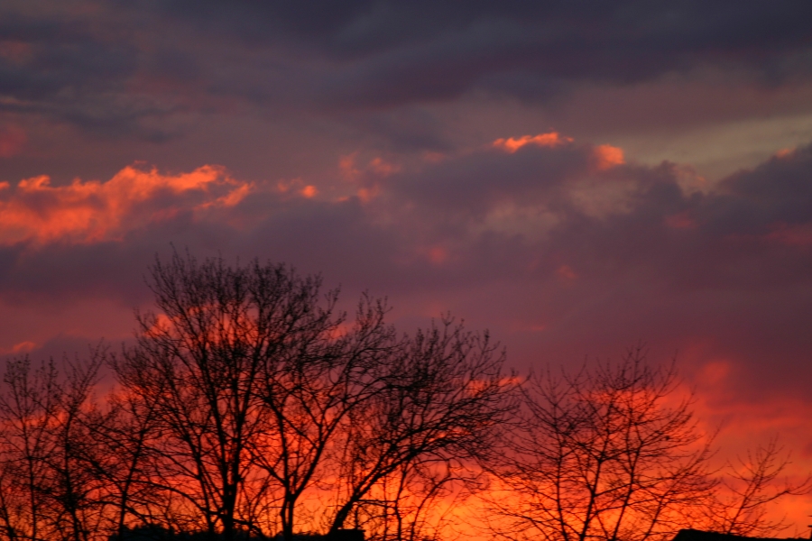 Sonnenuntergang im Sauerland