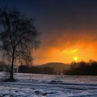 Sonnenuntergang im Sauerland