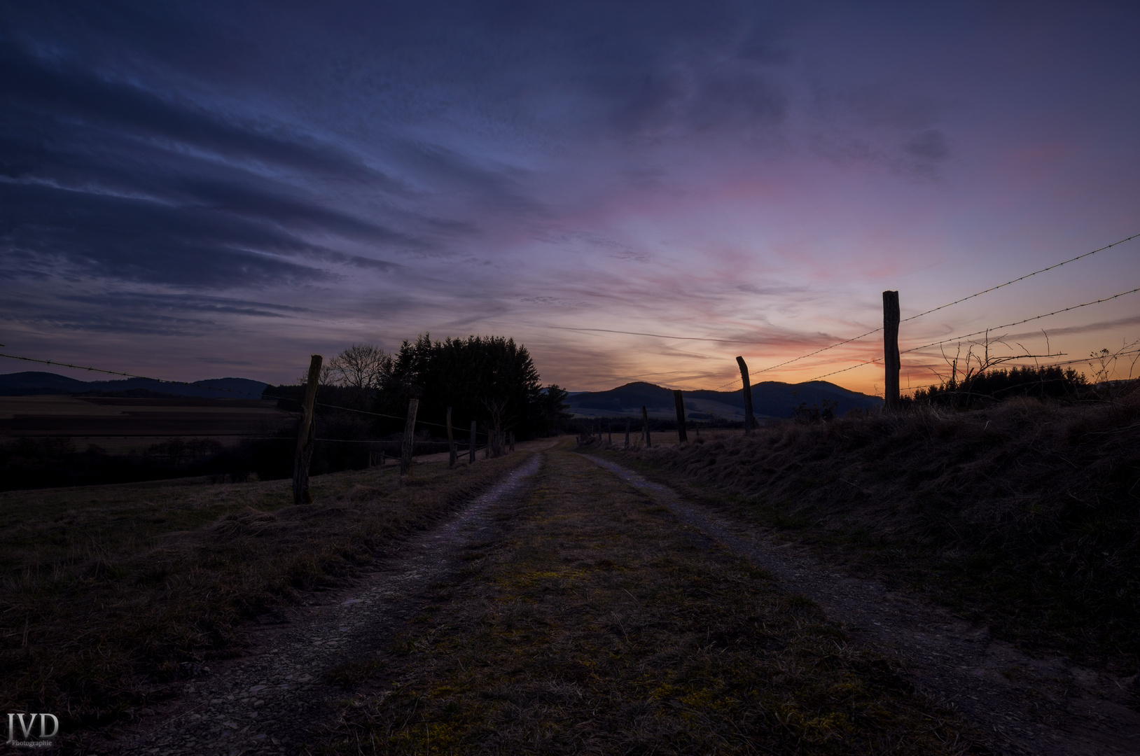 Sonnenuntergang im Sauerland