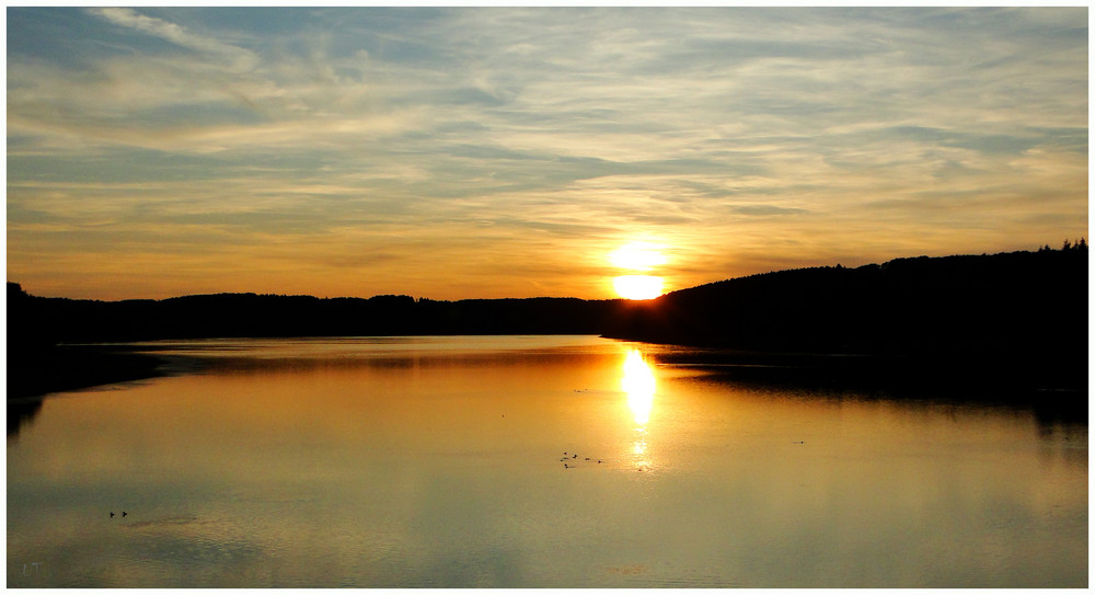 Sonnenuntergang im Sauerland No 3