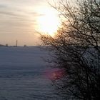 Sonnenuntergang im Schnee...