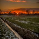 Sonnenuntergang im Schnee