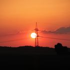 Sonnenuntergang im schönen Bayern