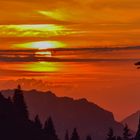 Sonnenuntergang im schönen Berneroberland