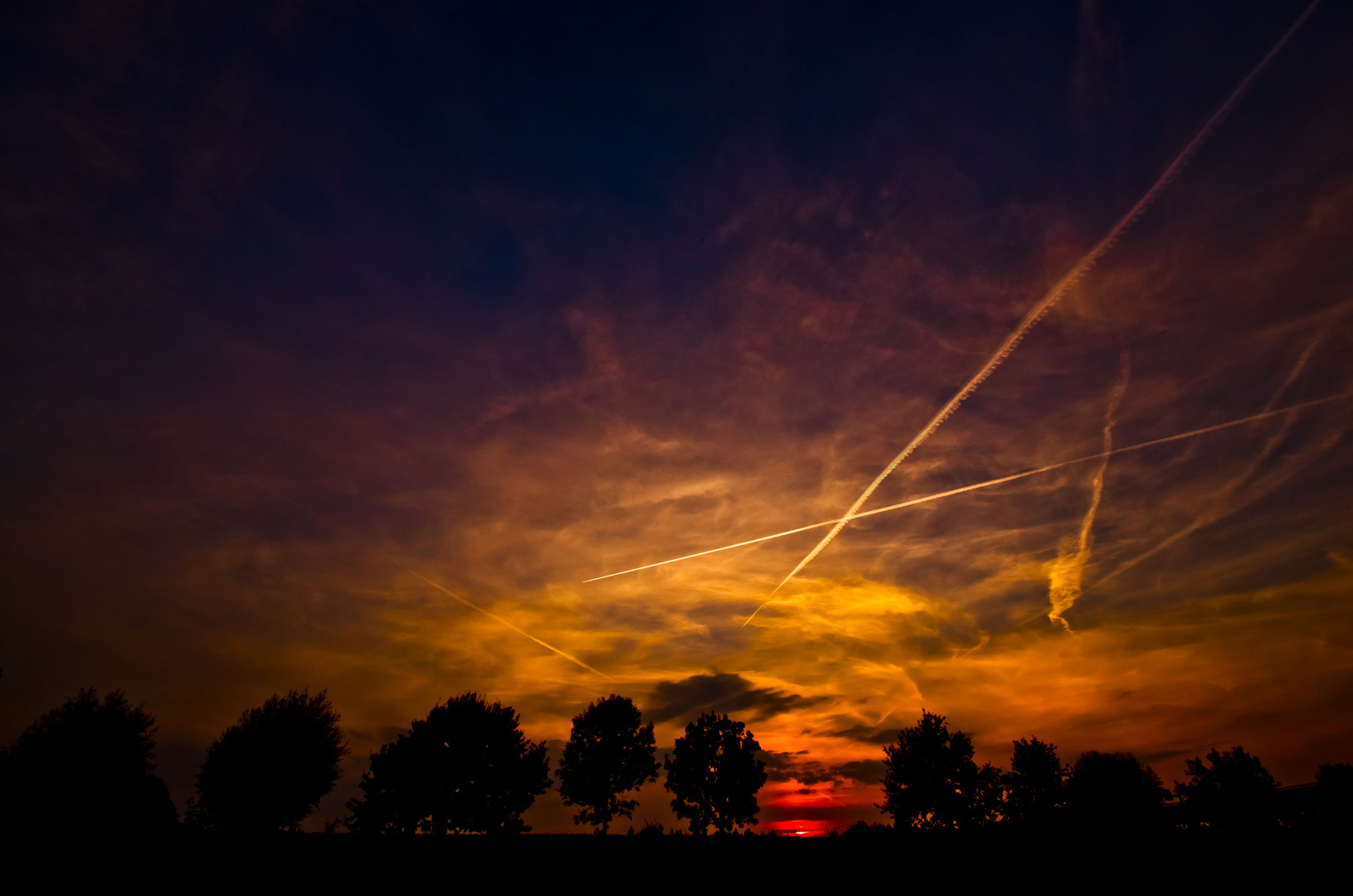 Sonnenuntergang im schönen Duisburg