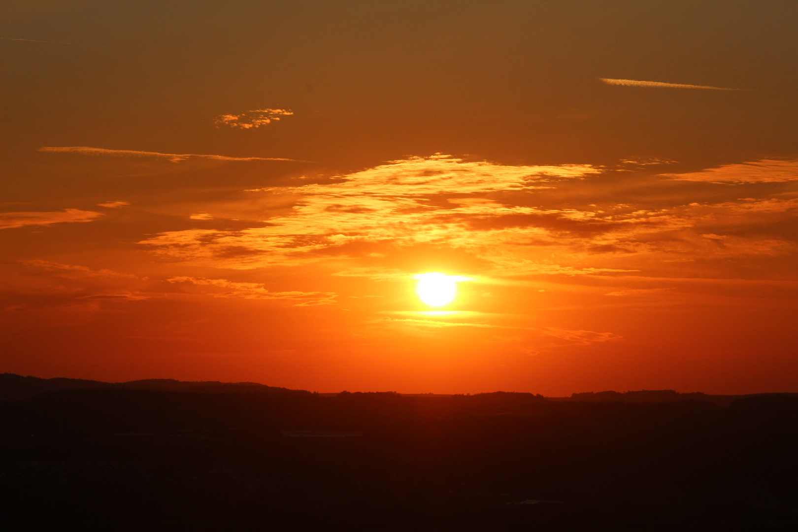 Sonnenuntergang im Schussental!2