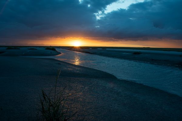 Sonnenuntergang im Schutzgebiet