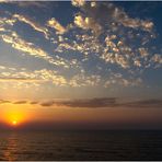 Sonnenuntergang im Schwarzen Meer