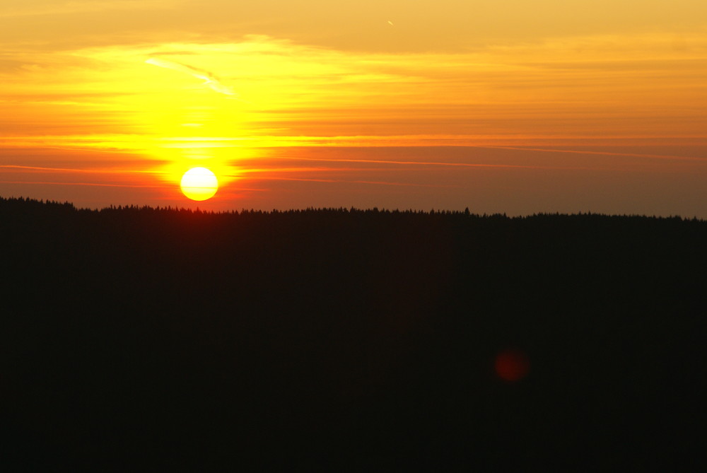 Sonnenuntergang im Schwarzwald