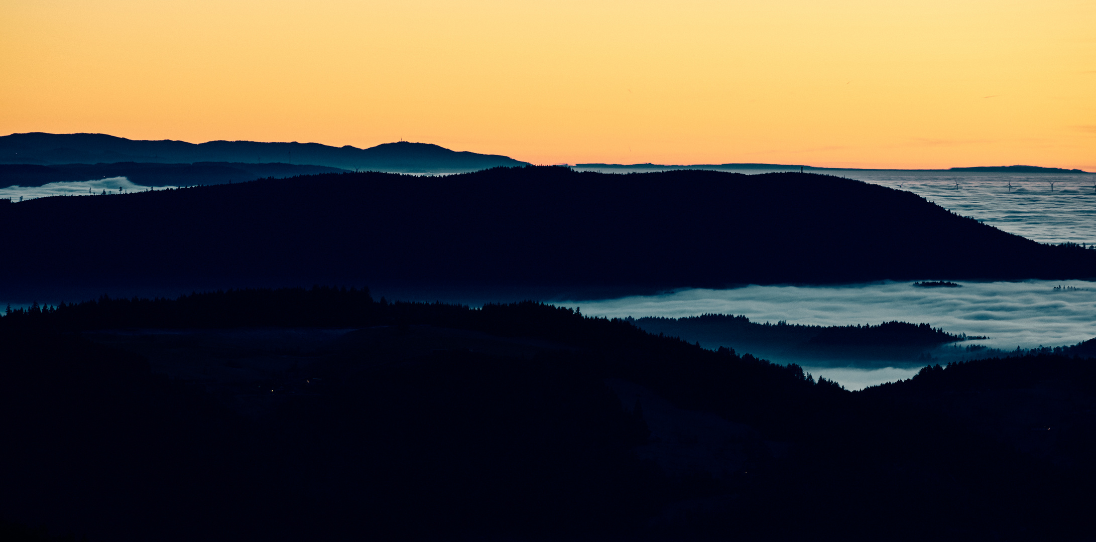 Sonnenuntergang im Schwarzwald