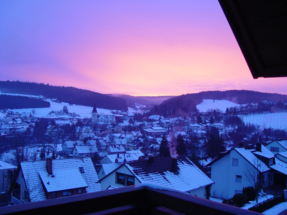 Sonnenuntergang im Schwarzwald