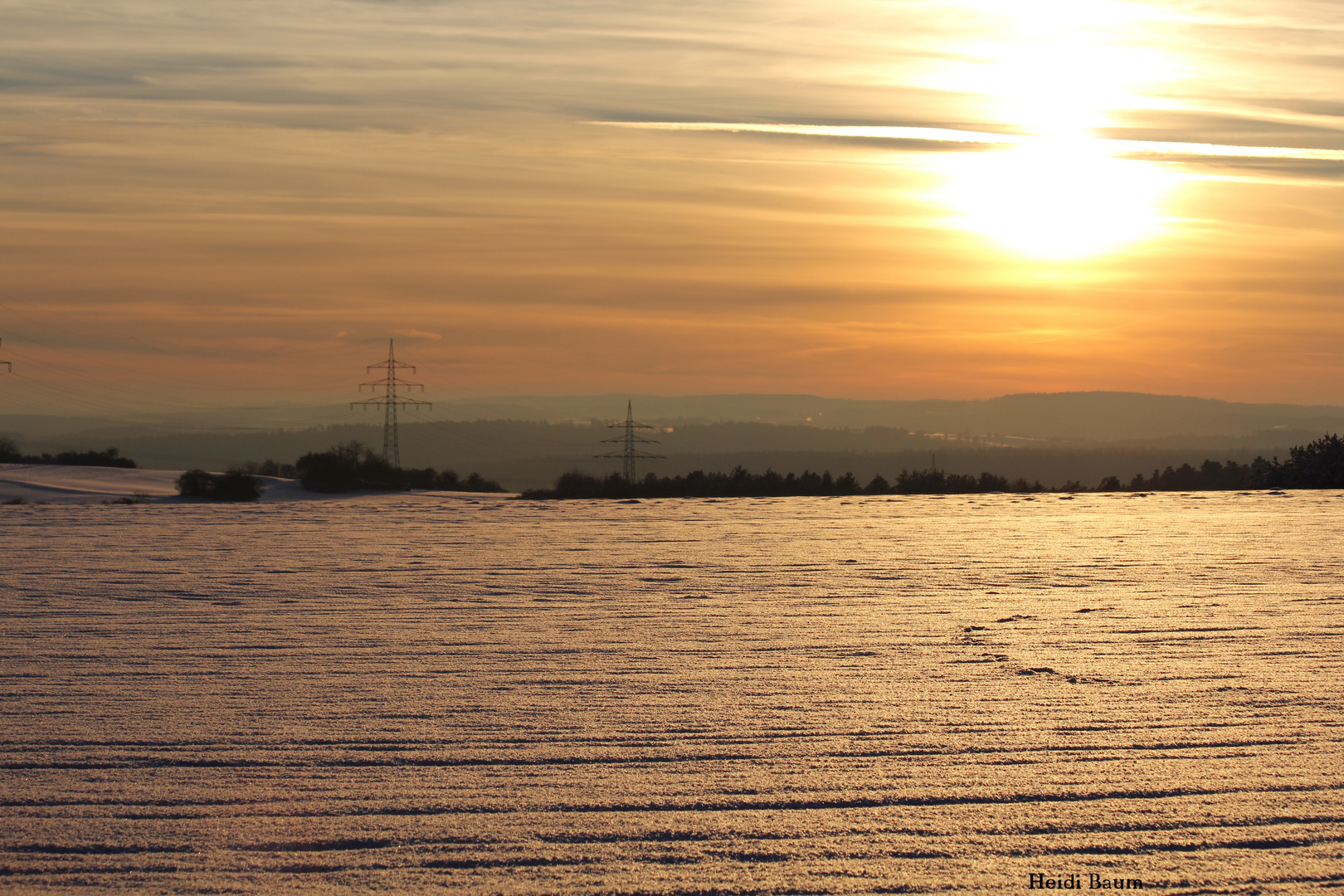 Sonnenuntergang im Schwarzwald