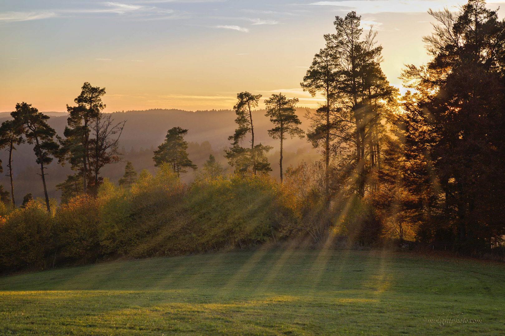 Sonnenuntergang im Schwarzwald