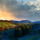 Sonnenuntergang im Schwarzwald 